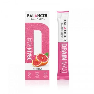 Дренирующий напиток BALANCER DRAIN MAXI со вкусом &laquo;Грейпфрут&raquo;, 10 стиков